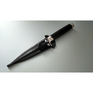 ГАУЧО ЧОРНИЙ ніж ручної роботи майстра СЕРГІЯ ДРОЗДА, сталь - N690со СРМ 60 HRC. Photo 3